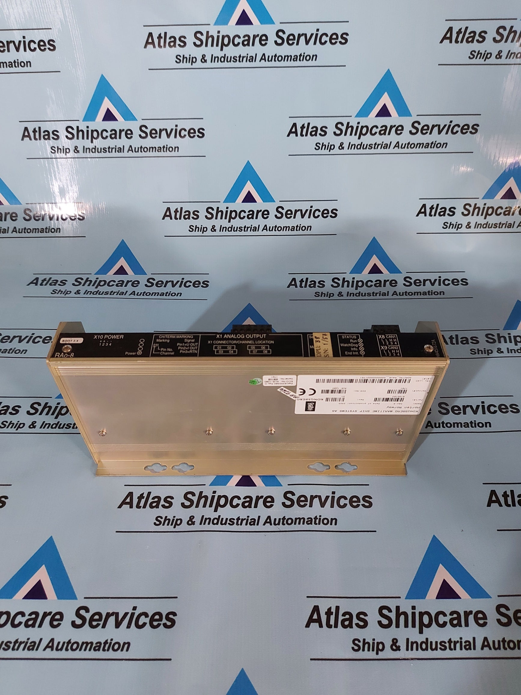 KONGSBERG RAO-8 8100153 REMOTE ANALOG OUTPUT MODULE REV.D1